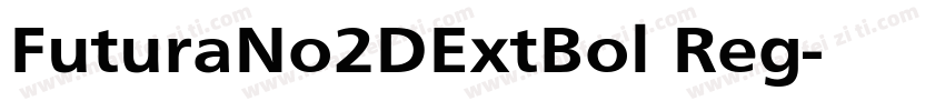 FuturaNo2DExtBol Reg字体转换
